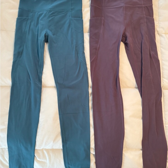 Athleta Other - Athleta Kids' Blue and Purple  Leggings